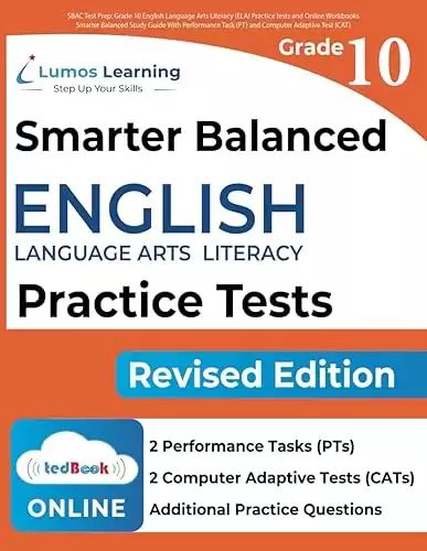 SBAC Test Prep: Grade 10 English Language Arts Literacy (ELA) Practice Tests